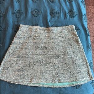 Elegant Tweed Mini Skirt